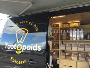 Services, Tootopoids, Commander en ligne, Epicerie en vrac, épicerie mobile
