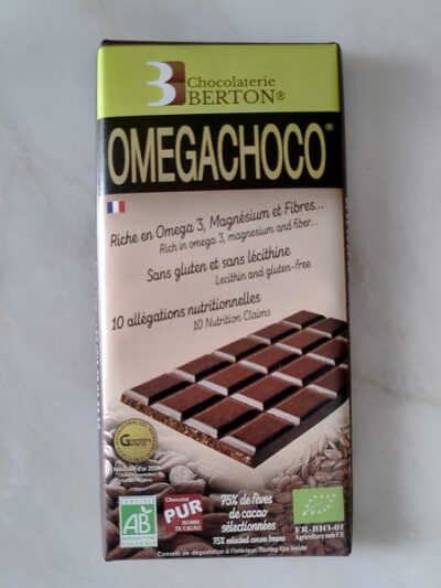 Omégachoco chez tootopoids un chocolat plaisir