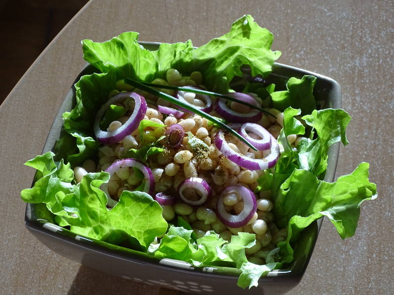 Recette, Salade de Haricots blancs au cumin