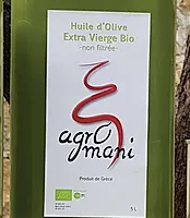 Hulie d'olive Vierge bio Bidon 3 litres agromani chez tootopoids