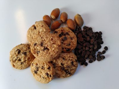 cookies noisettes pépites de chocolat bio chez tootopoids votre épicerie du centre Alsace