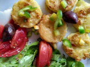 Panisse Recette, pain à la farine de pois chiche
