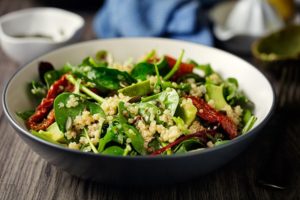 Recette Salade de quinoa aux épinards
