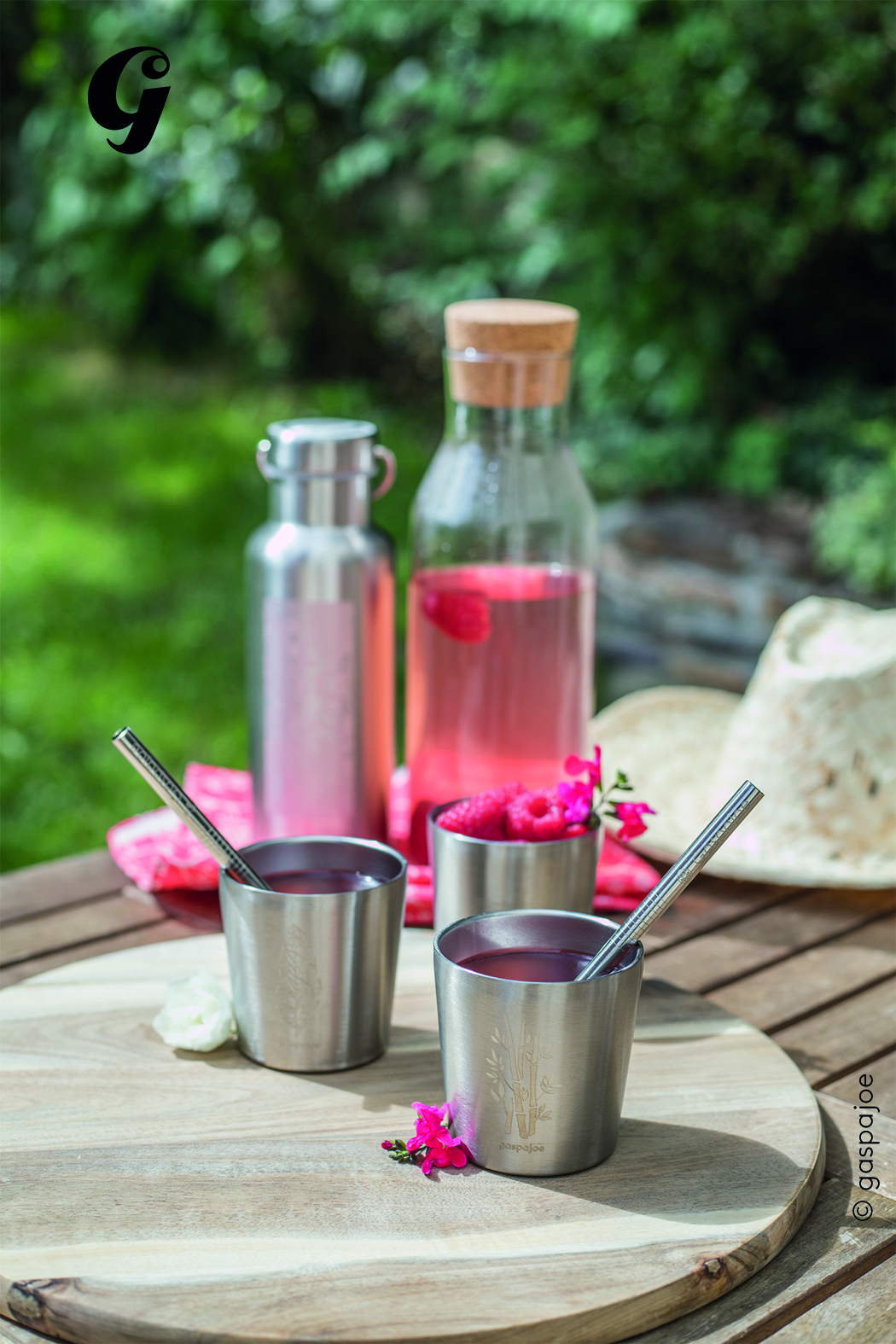 Petite tasse double paroie Arty pour les plaisirs de l'été chez tootopoids